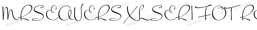 MRSEAVERSXLSERIFOT REGLTALIC字体转换